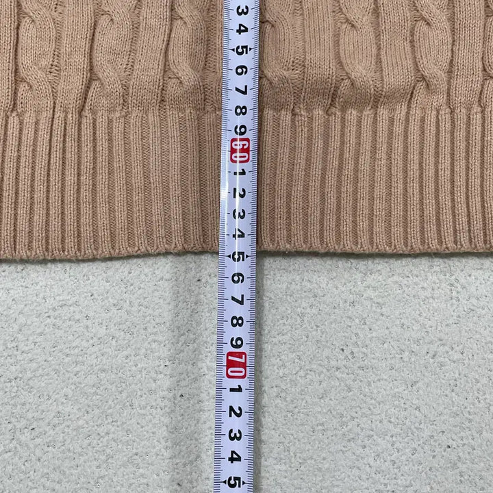 [BUNJANG] U.S. Polo Assn. Cable Knit Crew Neck Sweater / S 유에스폴로아센 크루넥 케이블 니트 스웨터 0312-2