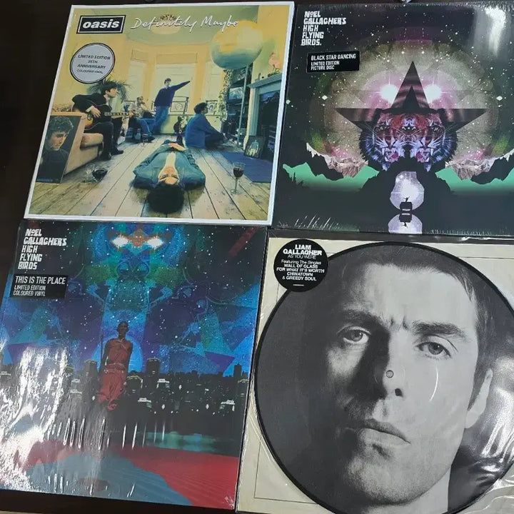 [BUNJANG] Oasis, Noel Gallagher, Liam Gallagher Vinyl LP Bundle Set / lp(오아시스, 노엘 갤러거, 리암 갤러거) 한정판 포함 일괄