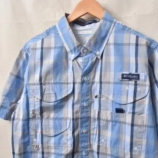 [BUNJANG] Columbia PFG Super Bonehead Fishing Shirt / 컬럼비아 PFG 피싱 반팔 셔츠 M M0111