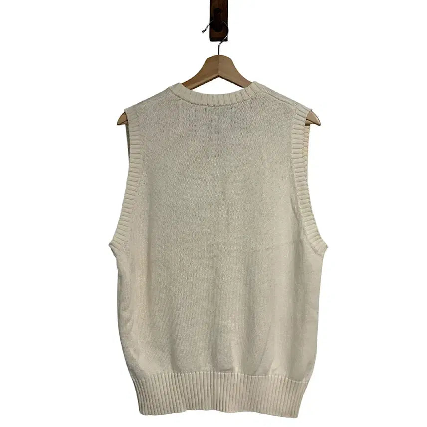 [BUNJANG] Fred Perry Japan V-Neck Cotton Knit Vest M / 프레드페리 재팬  브이넥 코튼 니트 베스트 M