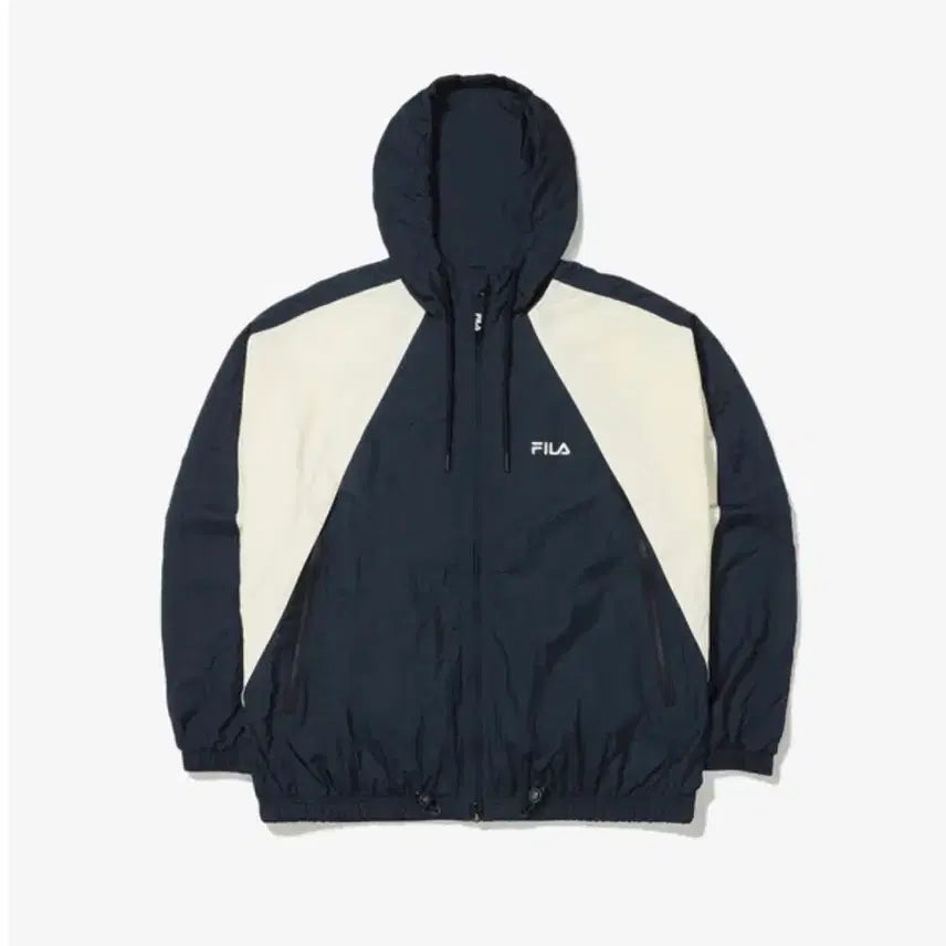 [BUNJANG] Fila Color Block Hooded Jacket / 휠라 컬러 블럭 후드 자켓