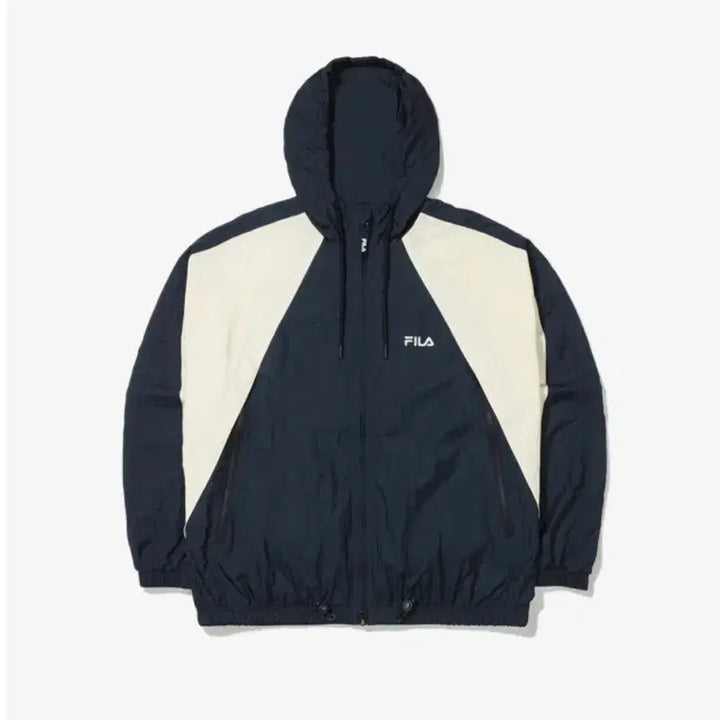 [BUNJANG] Fila Color Block Hooded Jacket / 휠라 컬러 블럭 후드 자켓