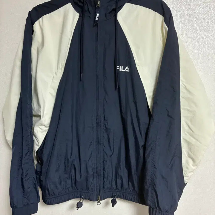[BUNJANG] Fila Color Block Hooded Jacket / 휠라 컬러 블럭 후드 자켓