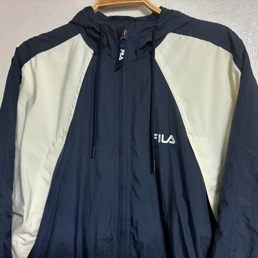 [BUNJANG] Fila Color Block Hooded Jacket / 휠라 컬러 블럭 후드 자켓