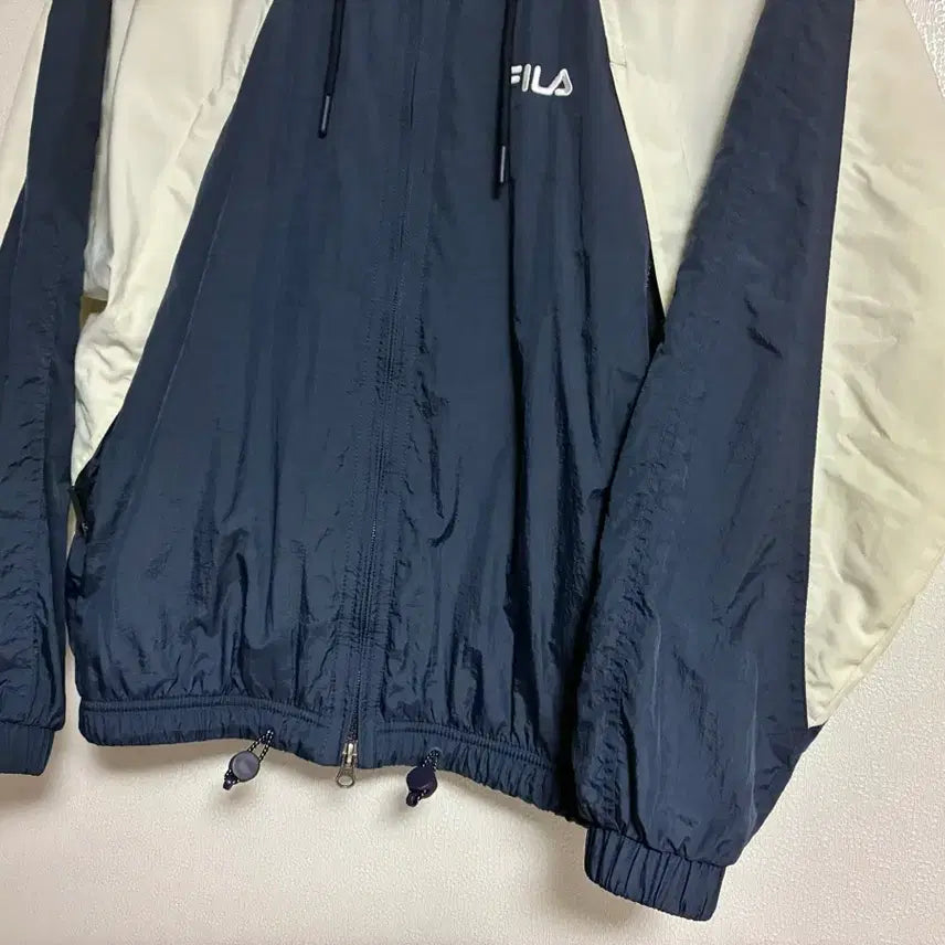 [BUNJANG] Fila Color Block Hooded Jacket / 휠라 컬러 블럭 후드 자켓