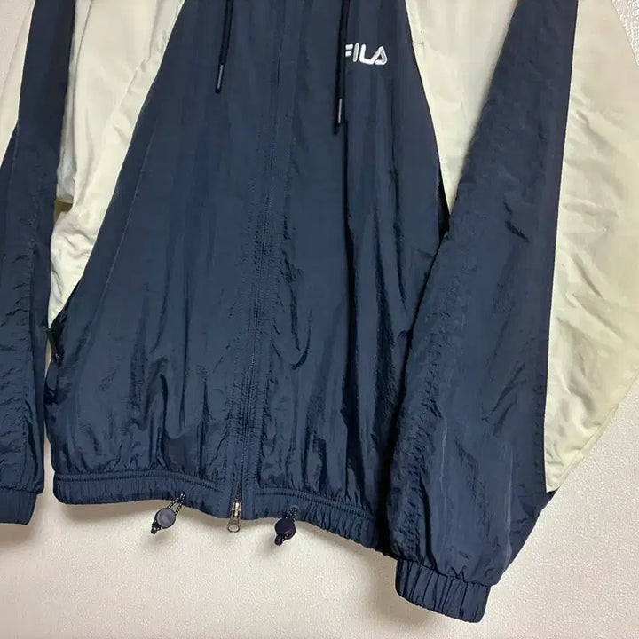 [BUNJANG] Fila Color Block Hooded Jacket / 휠라 컬러 블럭 후드 자켓