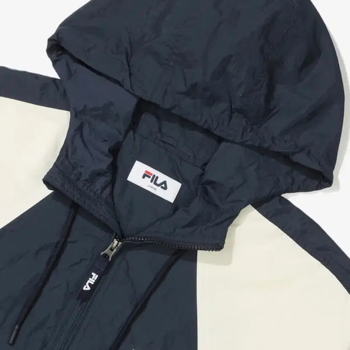 [BUNJANG] Fila Color Block Hooded Jacket / 휠라 컬러 블럭 후드 자켓