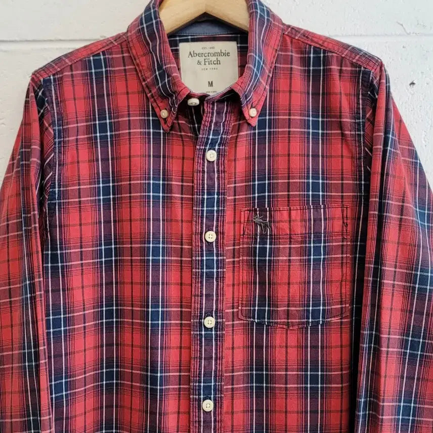 [BUNJANG] Abercrombie &amp; Fitch Check Pattern Shirt / 아베크롬비(Abercrombie &amp; Fitch) 체크패턴 셔츠 판매