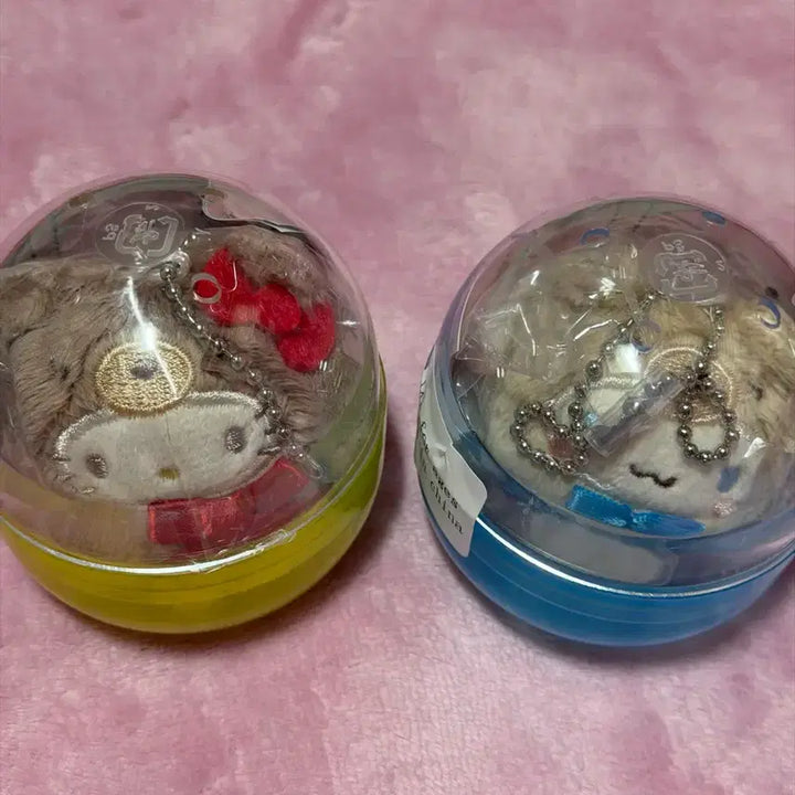 [BUNJANG] Sanrio Hello Kitty &amp; Cinnamoroll Keyring / 산리오 헬로키티,시나모롤 키링