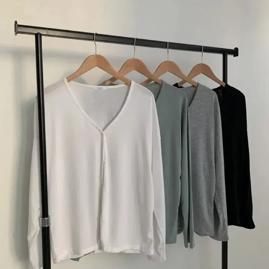 [BUNJANG] Black See-Through Cardigan / 시스루 가디건 블랙