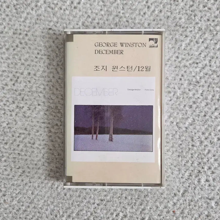 [BUNJANG] George Winston December Cassette Tape / 조지 윈스턴 December 1986년 발매 카세트 테이프 정품
