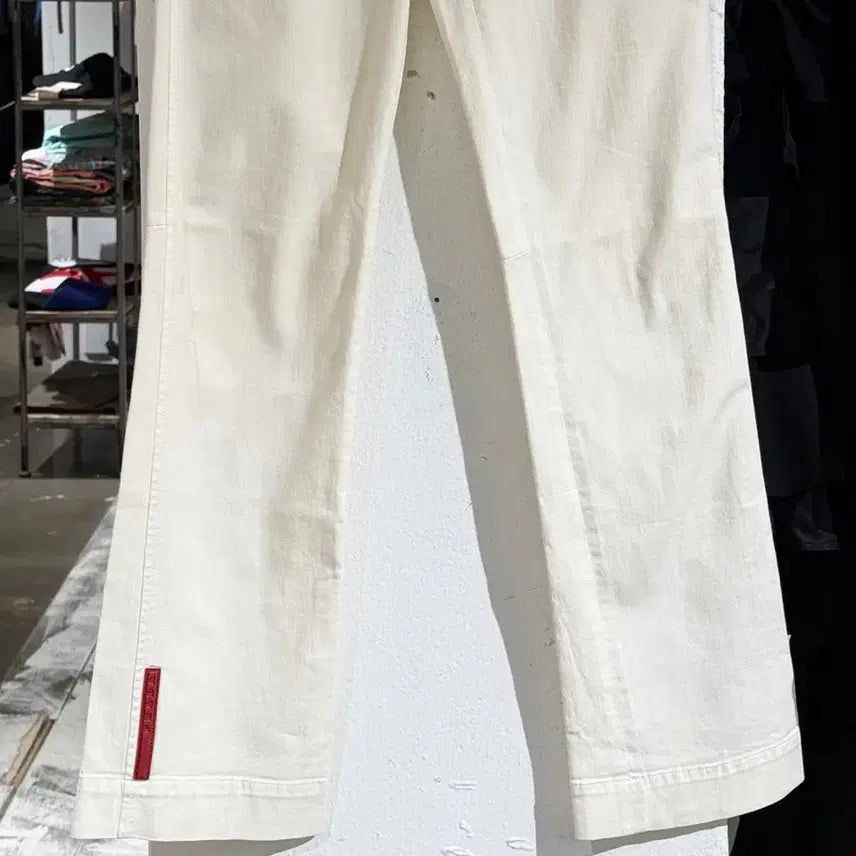[BUNJANG] Prada Sport White Panel Cotton Pants / 프라다 스포츠 화이트 패널 코튼 팬츠