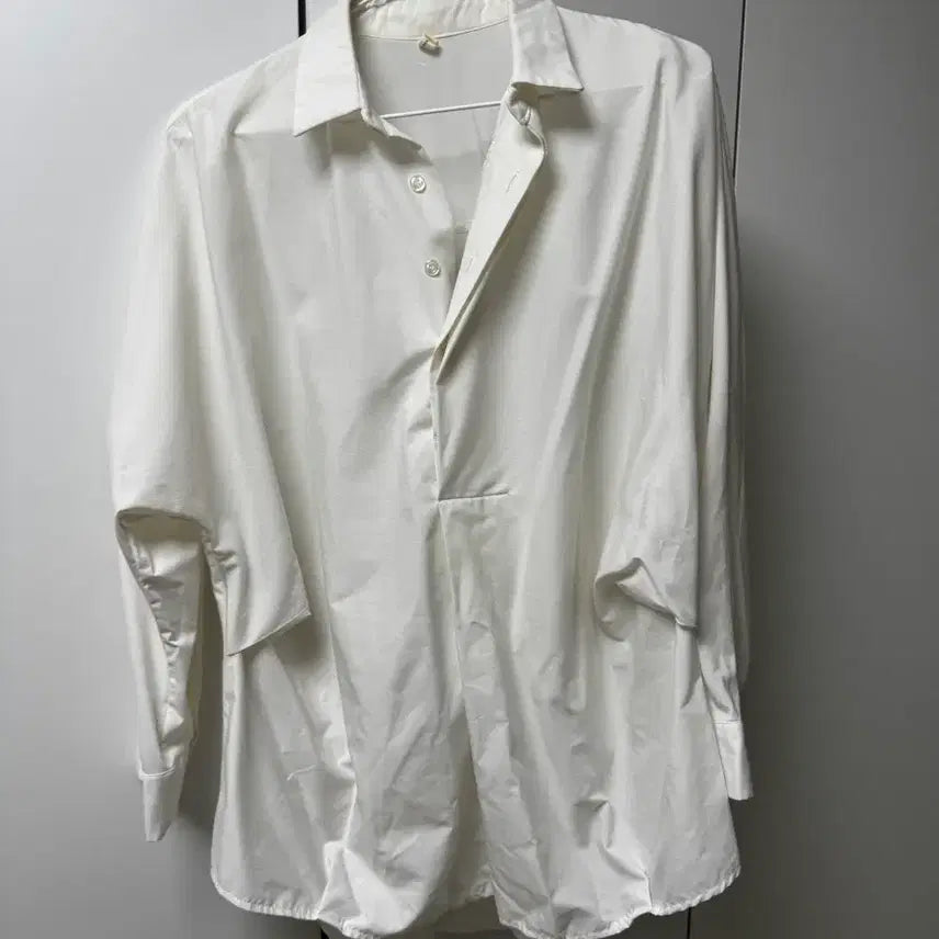 [BUNJANG] White Blouse Shirt for Women / 화이트 셔츠 블라우스