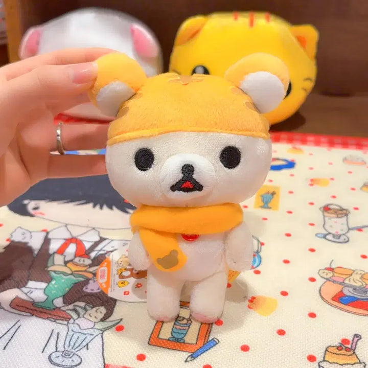 [BUNJANG] Kori Rilakkuma Tiger Plush Doll / 고전 코리락쿠마 호랑이 인형