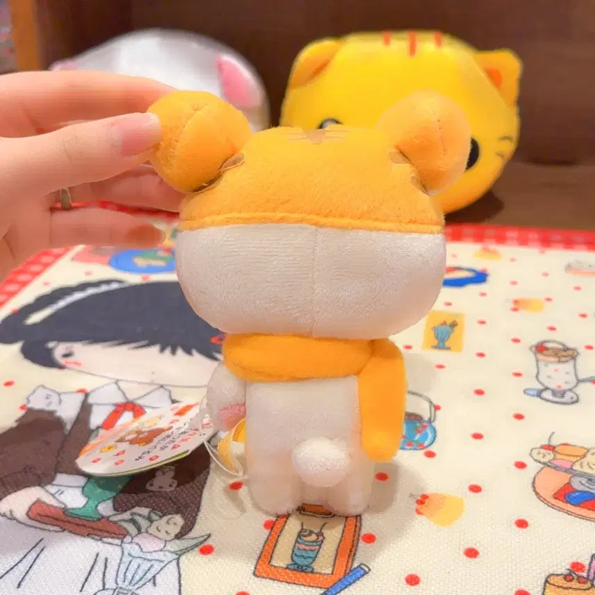 [BUNJANG] Kori Rilakkuma Tiger Plush Doll / 고전 코리락쿠마 호랑이 인형