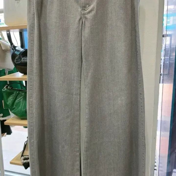 [BUNJANG] SIWY Grey Denim Wide Pants / 씨위 진 그레이 데님 와이드 팬츠