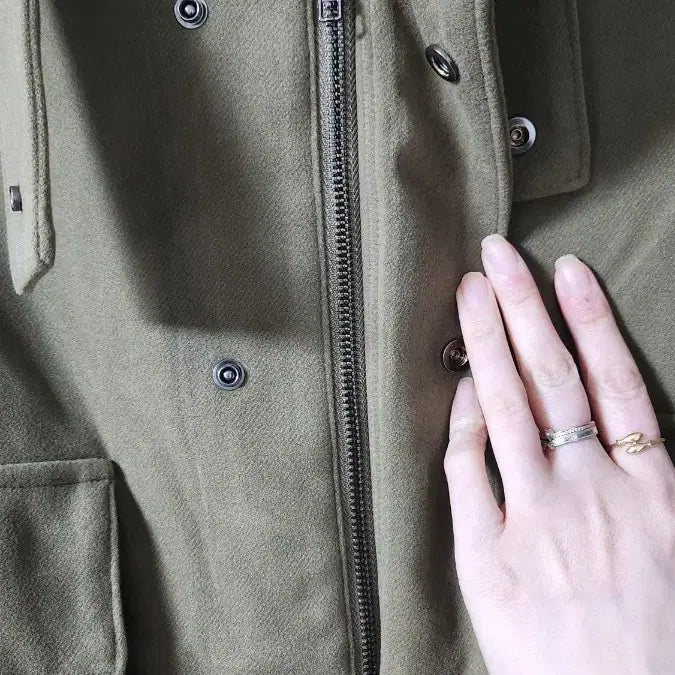 [BUNJANG] RIPEN Safari Jacket / 남녀공용 RIPEN 카키색 사파리 자켓
