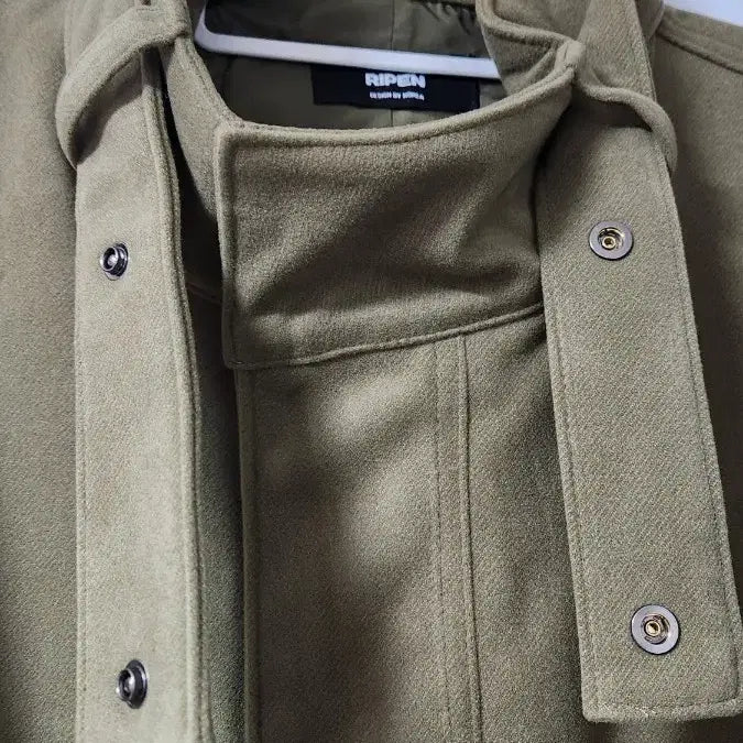 [BUNJANG] RIPEN Safari Jacket / 남녀공용 RIPEN 카키색 사파리 자켓