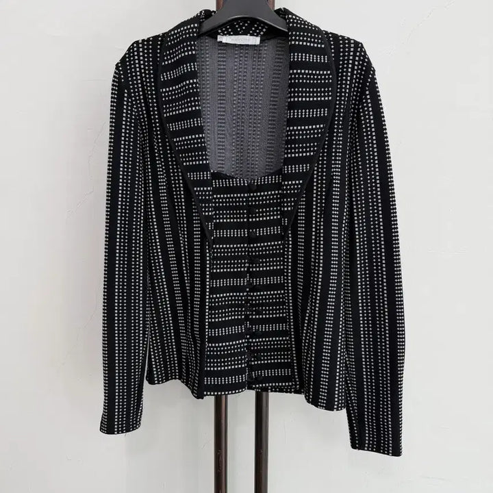 [BUNJANG] Lamure RAYURE Paris Black Pattern Jacket / 정품 라뮤르 RAYURE 파리 블랙 패턴 자켓