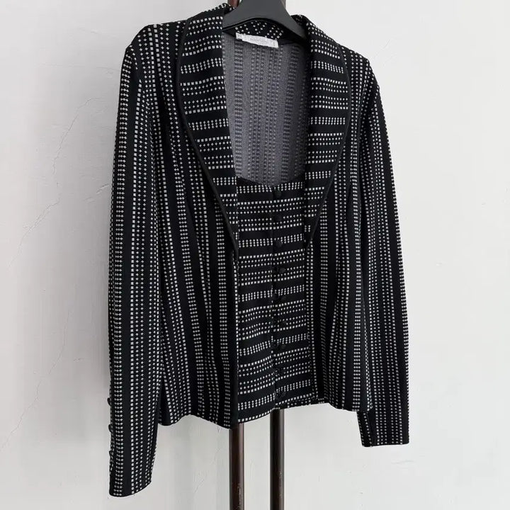 [BUNJANG] Lamure RAYURE Paris Black Pattern Jacket / 정품 라뮤르 RAYURE 파리 블랙 패턴 자켓