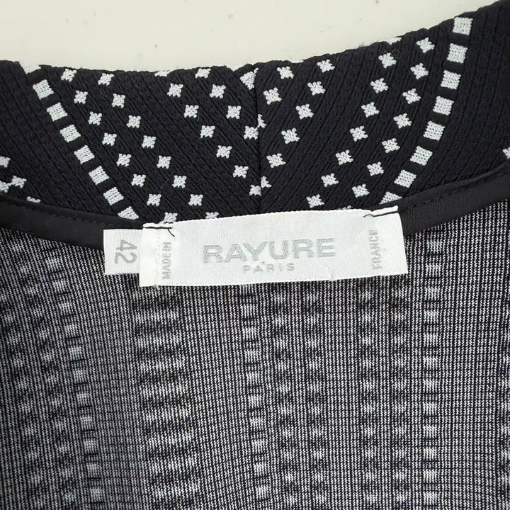 [BUNJANG] Lamure RAYURE Paris Black Pattern Jacket / 정품 라뮤르 RAYURE 파리 블랙 패턴 자켓