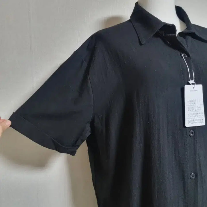 [BUNJANG] Black Long Shirt Dress / L271 블랙 셔츠 롱 원피스 새상품