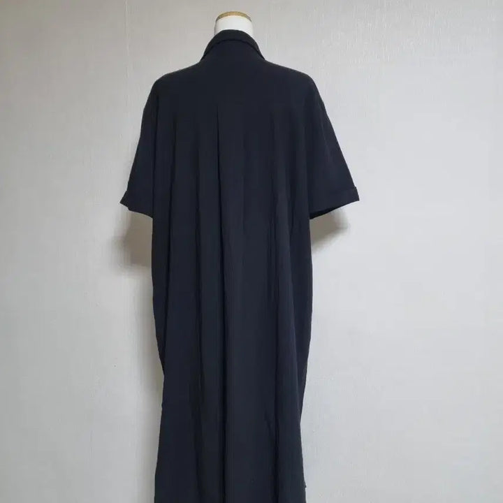 [BUNJANG] Black Long Shirt Dress / L271 블랙 셔츠 롱 원피스 새상품
