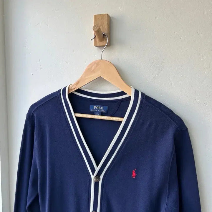 [BUNJANG] Polo Ralph Lauren Navy Cardigan / 16291 - 폴로 랄프로렌 네이비 가디건