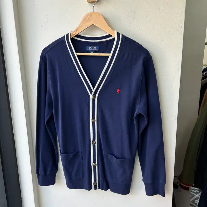 [BUNJANG] Polo Ralph Lauren Navy Cardigan / 16291 - 폴로 랄프로렌 네이비 가디건
