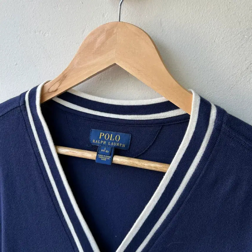 [BUNJANG] Polo Ralph Lauren Navy Cardigan / 16291 - 폴로 랄프로렌 네이비 가디건