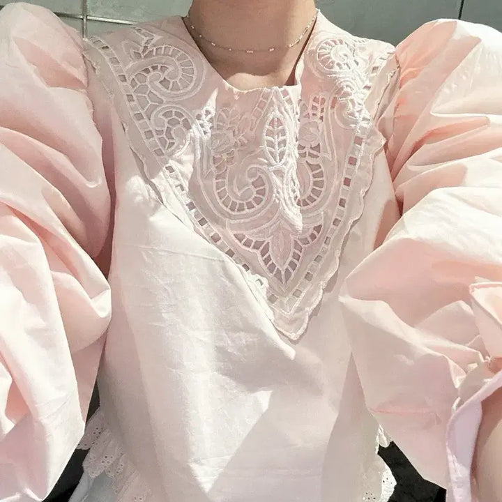 [BUNJANG] Bicini Hative Blouse (Pink) / 바이씨니 제작 하티브bl (핑크)
