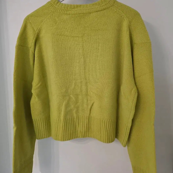 [BUNJANG] Vivienne Westwood Lime Green Cardigan / 비비안웨스트우드 라임색 가디건