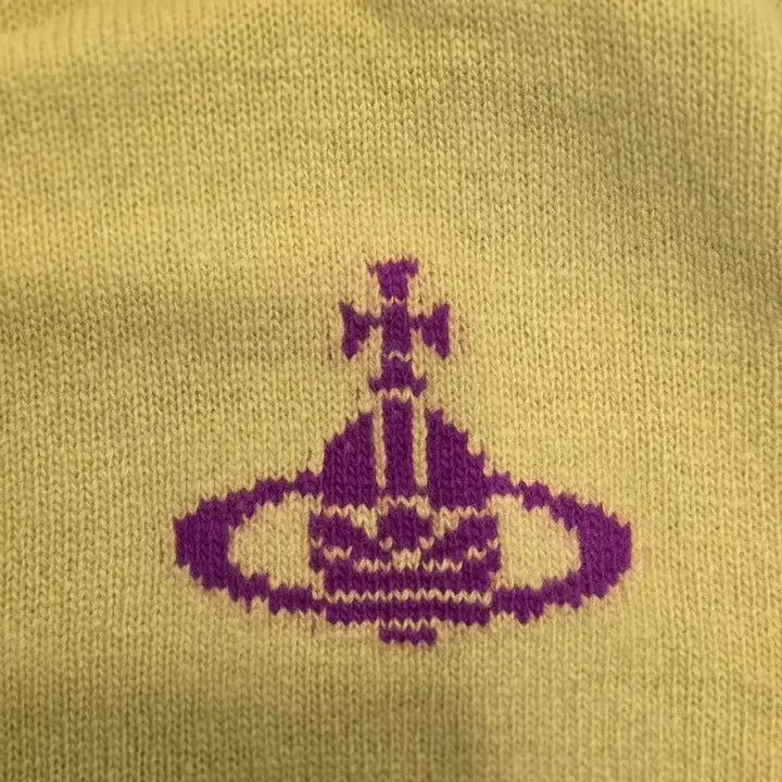 [BUNJANG] Vivienne Westwood Lime Green Cardigan / 비비안웨스트우드 라임색 가디건