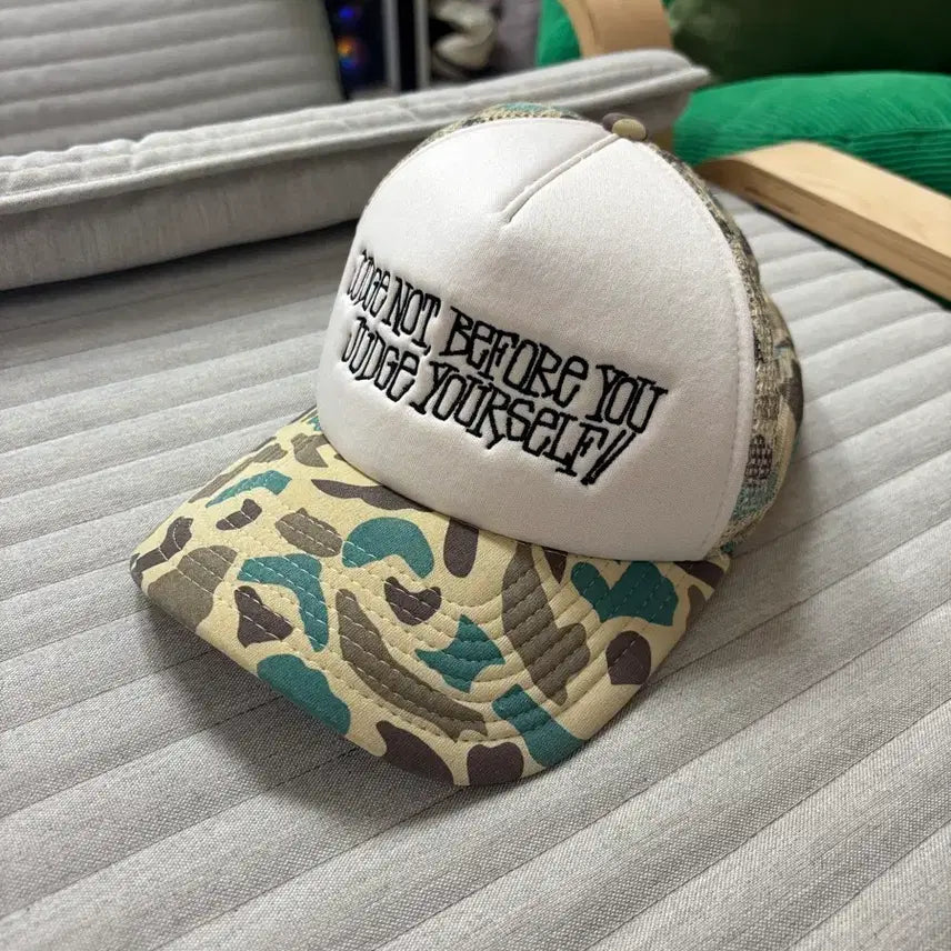 [BUNJANG] Stussy Camo Trucker Cap / 올드 스투시 카모 트러커 캡 메쉬캡