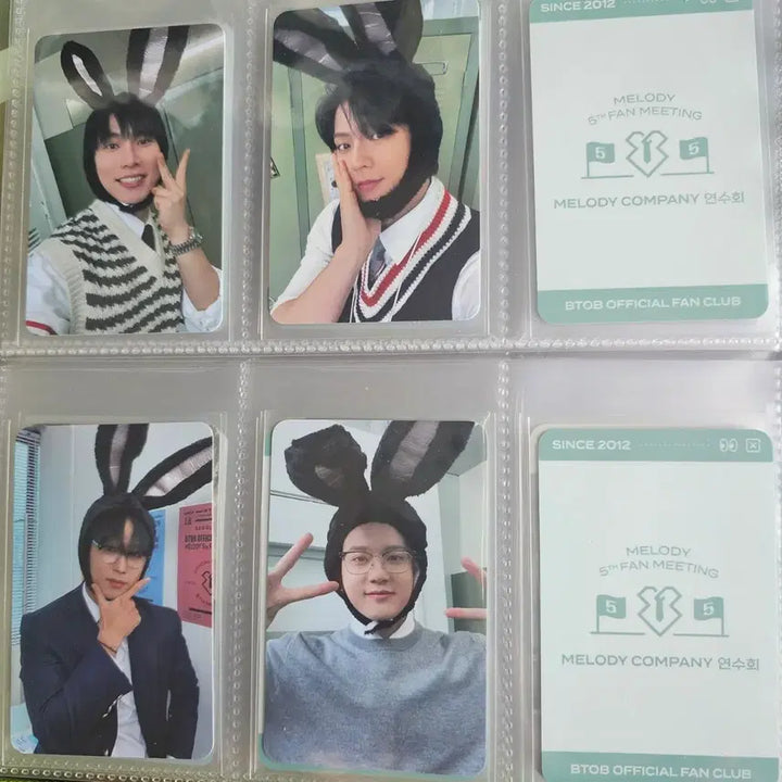 [BUNJANG] BTOB 5th Fanmeeting Rabbit Photocard Bundle Set / 비투비 5기 팬미팅 토끼 포카 서은광 이민혁 임현식 프니엘 일괄
