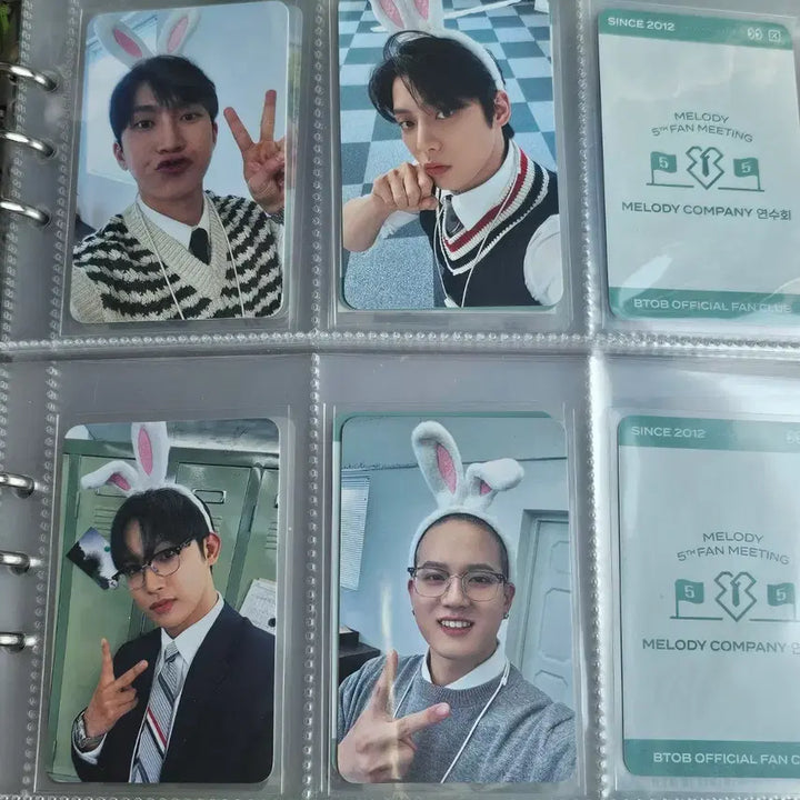 [BUNJANG] BTOB 5th Fanmeeting Rabbit Photocard Bundle Set / 비투비 5기 팬미팅 토끼 포카 서은광 이민혁 임현식 프니엘 일괄