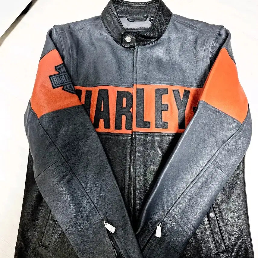 [BUNJANG] Harley Davidson Detachable Leather Jacket / 할리데이비슨 분리형 자켓입니다