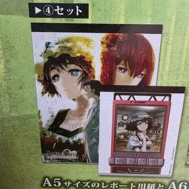 [BUNJANG] Steins;Gate Mayuri &amp; Kurisu Report Set / 슈타인즈게이트 마유리&amp;크리스 레포트 세트