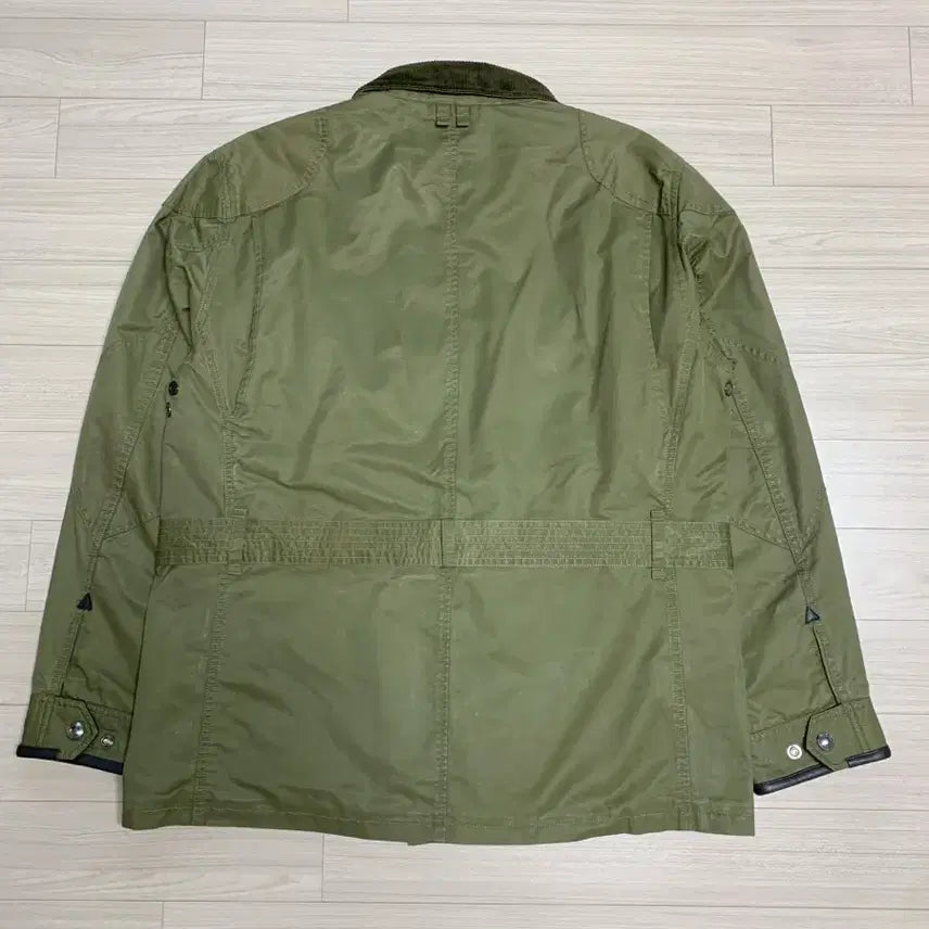[BUNJANG] Polo Ralph Lauren Iconic Oilcloth Biker Jacket / 폴로 랄프로렌 아이코닉 오일클로즈 바이커 자켓