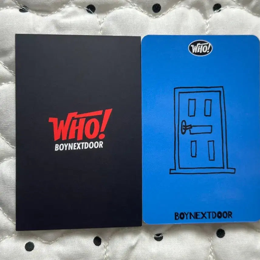 [SOLD OUT] 보이넥스트도어 태산 who 포카  포토카드 두 장