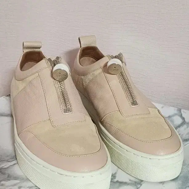 [BUNJANG] Lanvin Collection Suede Leather Sneakers / 한섬 랑방컬렉션 스웨이드가죽 스니커즈 240