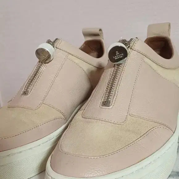 [BUNJANG] Lanvin Collection Suede Leather Sneakers / 한섬 랑방컬렉션 스웨이드가죽 스니커즈 240