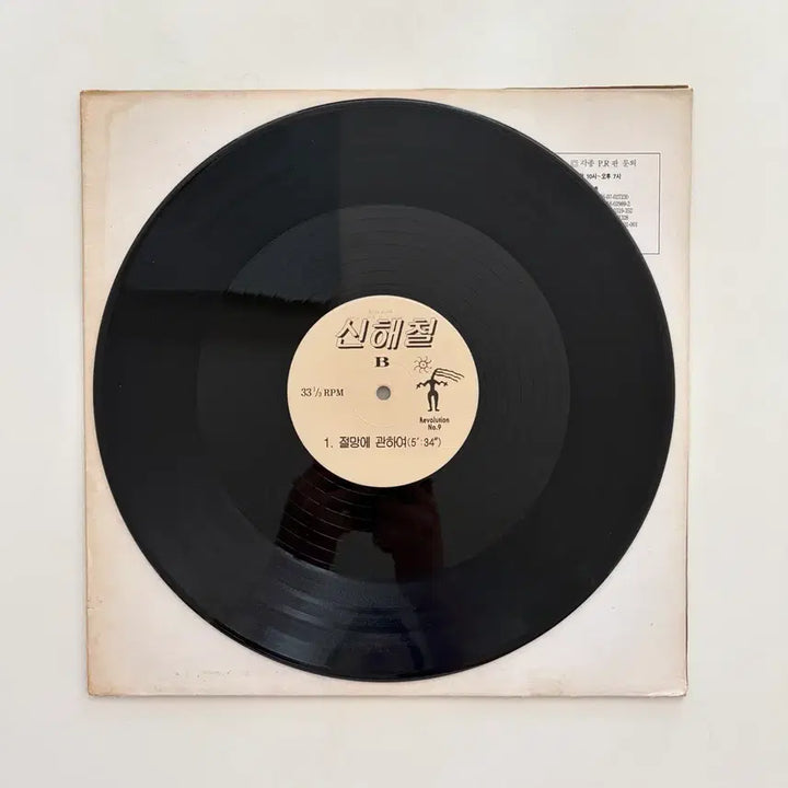 [BUNJANG] Shin Hae Chul Promotional LP / 신해철 아주 가끔은 , 절망에 관하여 수록된 홍보용 LP