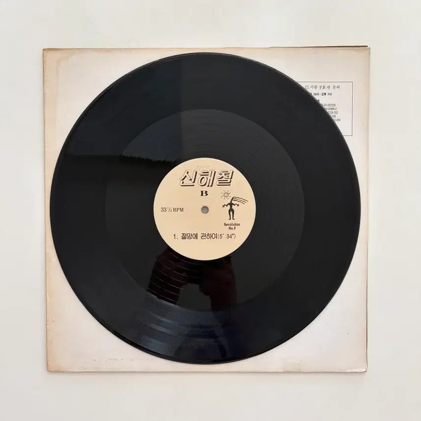[BUNJANG] Shin Hae Chul Promotional LP / 신해철 아주 가끔은 , 절망에 관하여 수록된 홍보용 LP