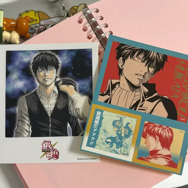 [BUNJANG] Gintama Jump Shop Hijikata Polaroid Sticker Set / 은혼 점프샵 팝업 폴라로이드 스티커 세트 히지카타