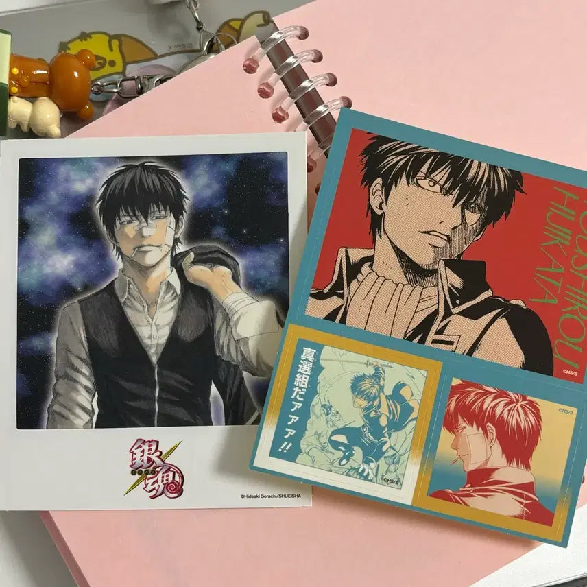 [BUNJANG] Gintama Jump Shop Hijikata Polaroid Sticker Set / 은혼 점프샵 팝업 폴라로이드 스티커 세트 히지카타