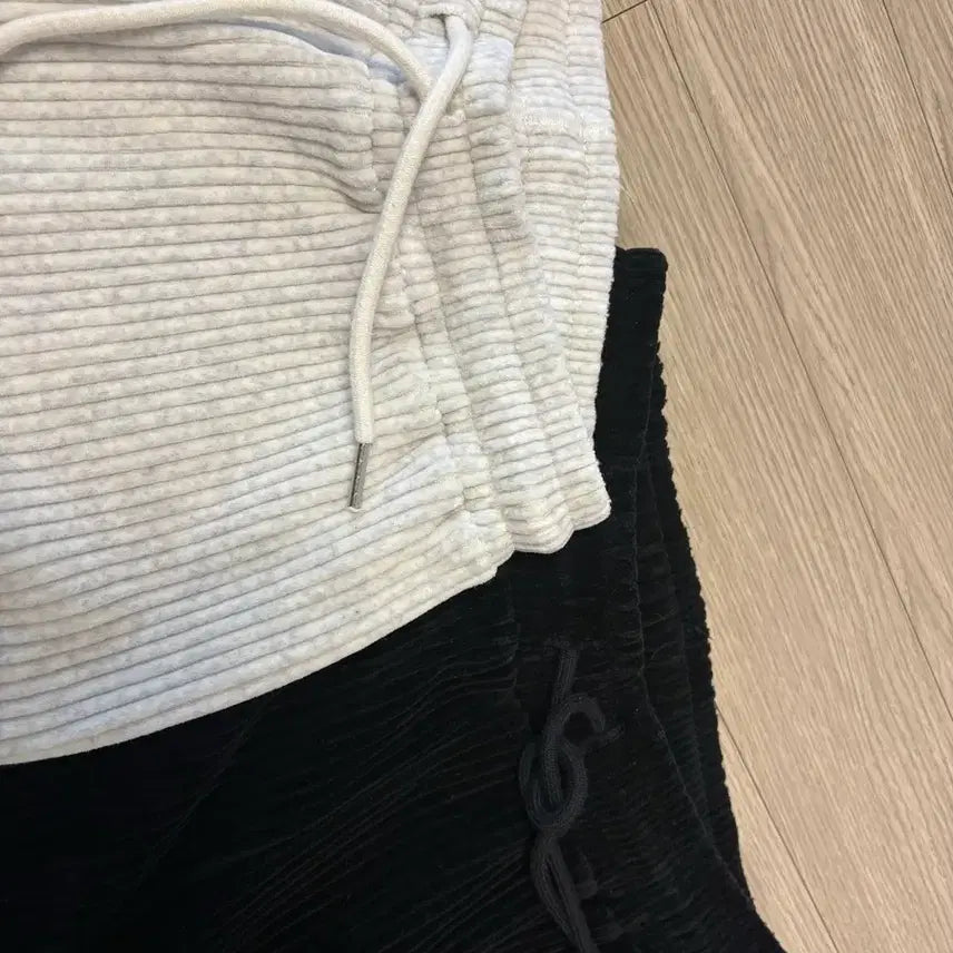 [BUNJANG] Suede Corduroy Straight Fit Banding Pants / 스웨이드 골덴 일자 밴딩 팬츠