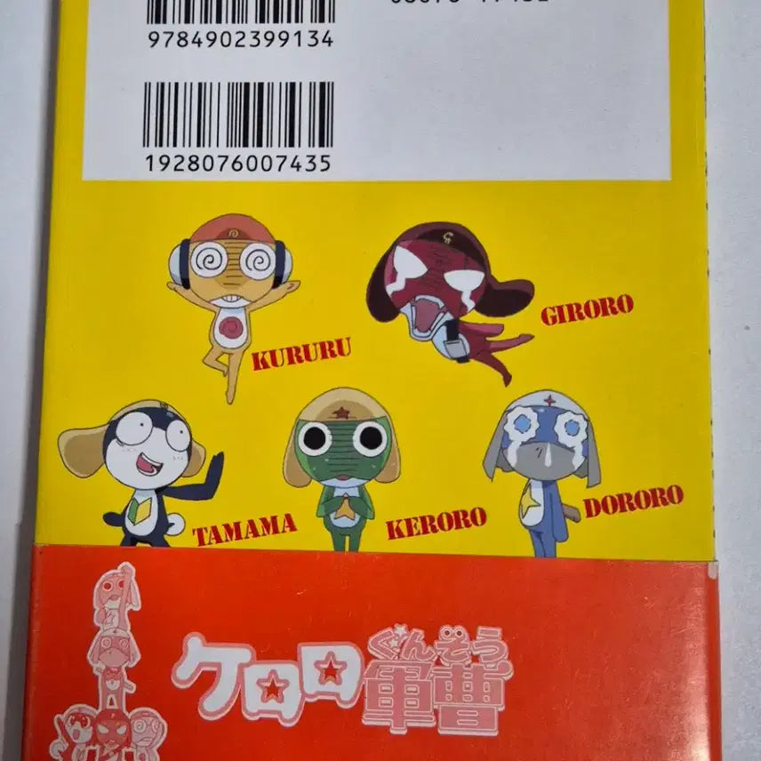 [BUNJANG] Keroro Postcard Book / 케로로 엽서북