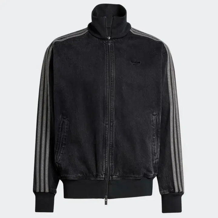 [BUNJANG] Adidas Adicolor Denim Firebird Track Top True Black Denim / 아디다스 아디컬러 데님 파이어버드 트랙탑 트루 블랙 데님 - US 사이즈