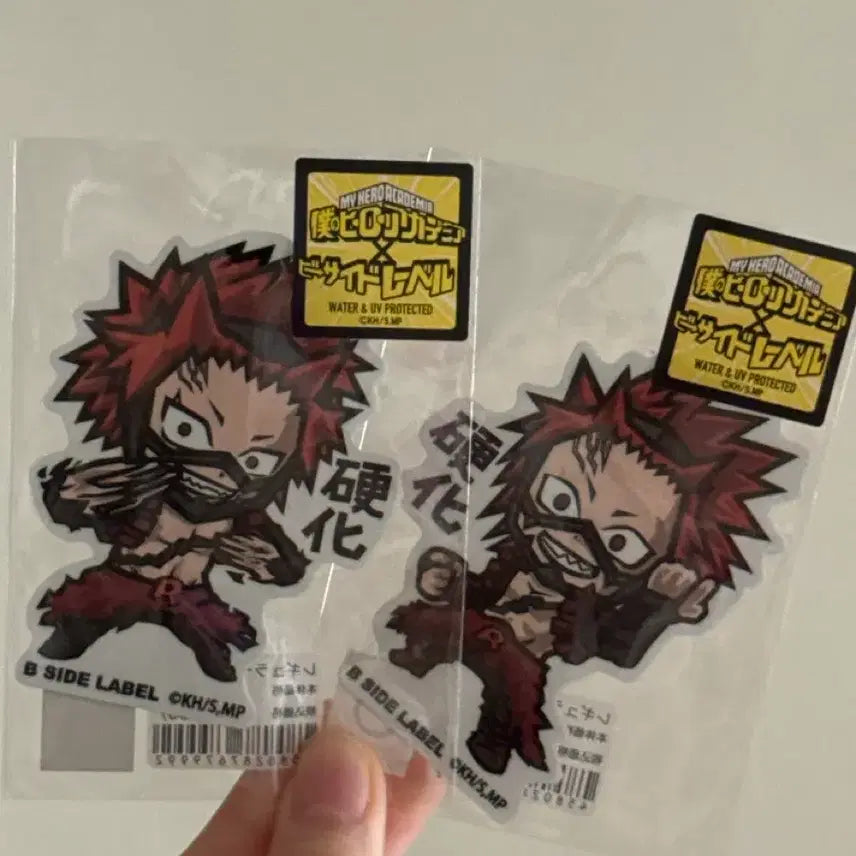 [BUNJANG] My Hero Academia Kirishima Sticker Set / 나의 히어로 아카데미아 키리시마 스티커